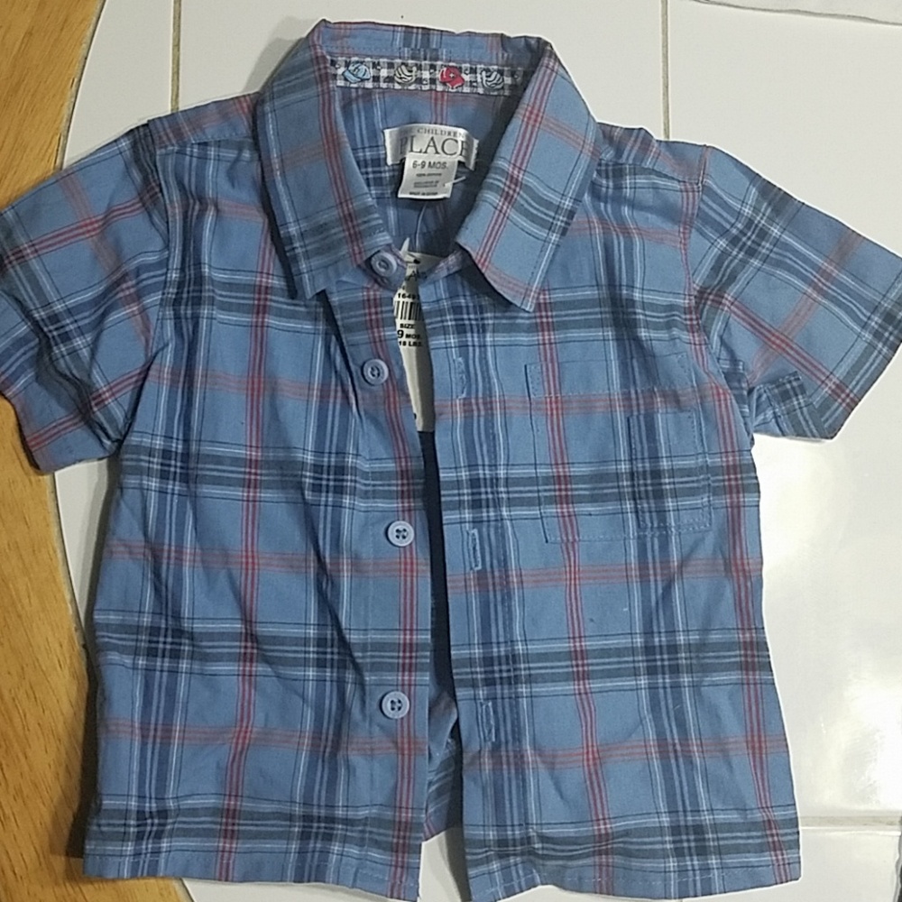 Childrens place size 6-9 mos button down shirt